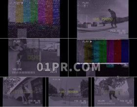 Pr模板VHS效果