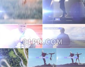 Pr模板旅行故障幻灯片