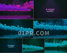 Pr模板烟雾轨迹LOGO