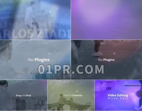 Pr模板色彩转移影视片头