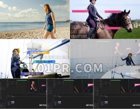 Pr模板96+色彩呼出线条V2.0