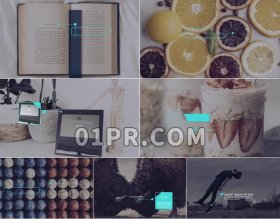 Pr素材创意呼出线条标题