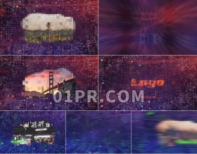 Pr模板数字幻灯片