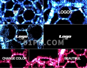 Pr素材抽象标题LOGO展示