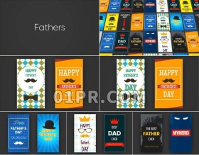 Pr图形模板Father's Day Instagram Stories