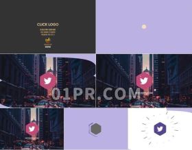 Pr模板点击Logo