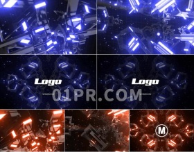 Pr模板HIGH科技LOGO