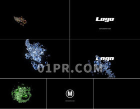 Pr模板CRYSTALLOGO素材包