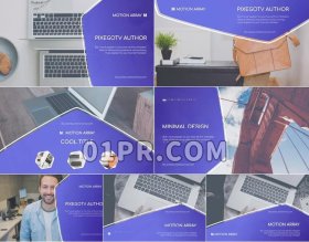 Pr模板现代展示简洁企业