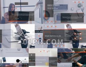 Pr模板现代幻灯片展示