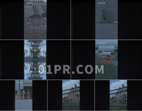 Pr模板抽象复古波浪包装
