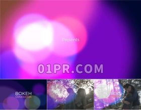 Pr彩色光效预设 20组炫光眩光光晕生成器Bokeh现代时尚唯美Pr素材