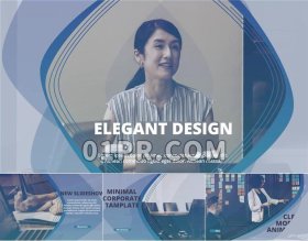 Pr公司介绍模板 简约
