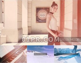 Pr图形预设 光效光晕炫光元素制作生成器婚礼生日纪念 Pr素材