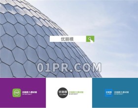 Pr关键词搜索Logo模板 搜索栏圆形正方形状图形标志演绎 Pr素材