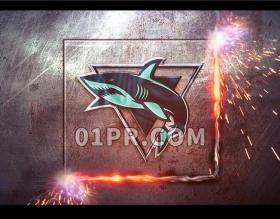 Pr工业金属Logo模板 钢铁焊接标志演绎Logo Pr模板Logo