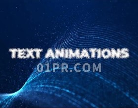 Pr动画字幕预设 10组切片平滑三角形噪声效果 Pr预设