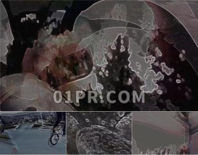 Pr噪音滚动转场预设 12组噪点缩放模糊VR过渡效果 Pr预设