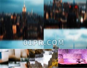 Pr现代切片转场预设 17组时尚简洁分裂过渡效果 Pr预设转场