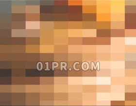 Pr像素缩放预设 5组简单马赛克变焦缩放过渡效果 Pr预设