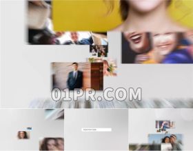 Pr搜索关键词标志模板 快速飞行图片Logo演绎 Pr素材模板
