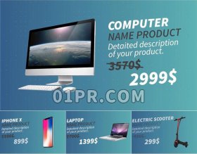 Pr商店商品销售模板 8张63秒商业产品电商促销宣传片Pr模板幻灯片