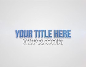 Pr图形模板 4K简约LOGO标志企业旋转透明背景虚化光效轮廓 Pr素材