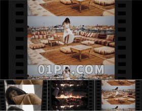 Pr转场模板 8组胶卷影视翻转三维创意动画电影放映预告片 Pr素材