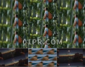 Pr转场预设 8组屏幕分割多帧切片过渡效果 Pr素材