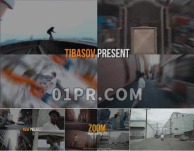 Pr转场预设 15组快速变焦缩放过渡效果 Pr素材