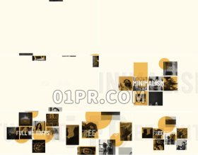 Pr模板 抽象展示