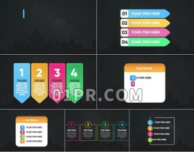 Pr模板 数据图表列表V3