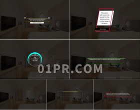Pr图形模板 引用&评论标题