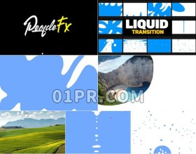 Pr图形模板 手绘流体转场