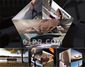 Pr转场模板 28组3D立体空间转动旋转过渡效果 Pr素材