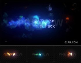 10组魔法烟雾轨迹透明通道 PR/AE/FCPX视频素材