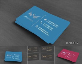 PR模板 公司企业名片样机商务 PR素材