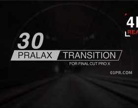 FCPX转场插件 30组4K视差折叠过渡效果 FCPX素材