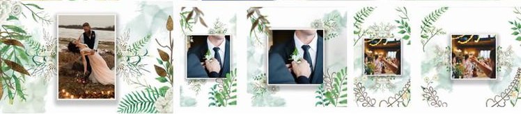 AE模板 花卉婚礼相册