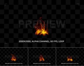 视频素材 燃烧火焰无缝循环 支持PR AE FCPX