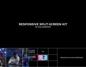 达芬奇预设4K 切割屏幕分屏工具