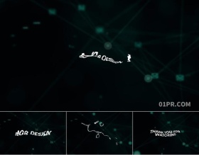 PR字幕预设 8组流体液体文字动画标题